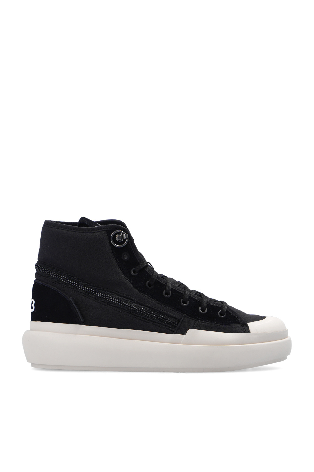 Black 'Ajatu Court High' high-top sneakers Y-3 Yohji Yamamoto